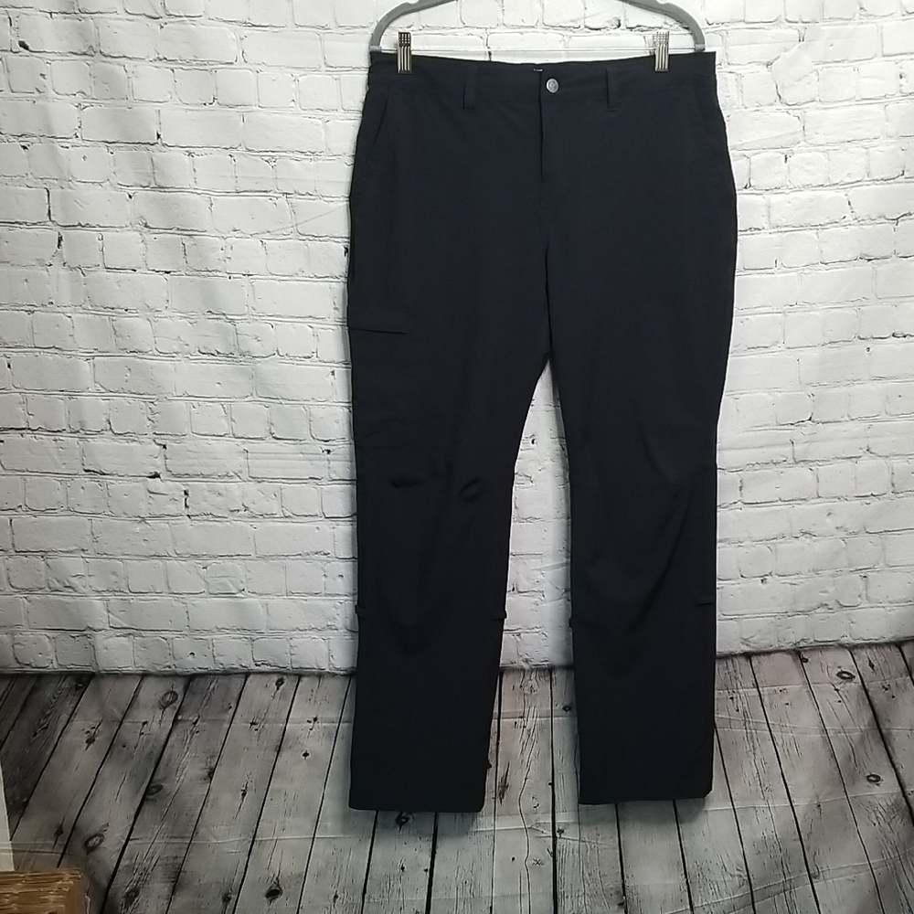 REI Womens Pant Snap Zip Closure Roll Up Leg Fair Condition Size 29 Inseam